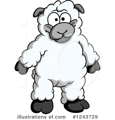 Royalty-Free (RF) Lamb Clipart Illustration by Vector Tradition SM - Stock Sample #1243729