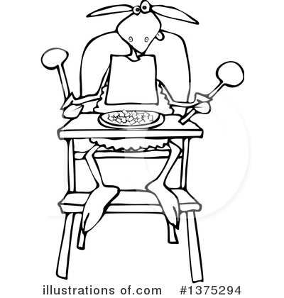 Royalty-Free (RF) Lamb Clipart Illustration by djart - Stock Sample #1375294