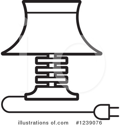Royalty-Free (RF) Lamp Clipart Illustration by Lal Perera - Stock Sample #1239076