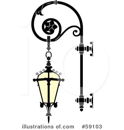 Royalty-Free (RF) Lamp Clipart Illustration by Frisko - Stock Sample #59103