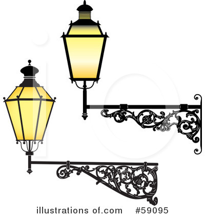 Royalty-Free (RF) Lamps Clipart Illustration by Frisko - Stock Sample #59095