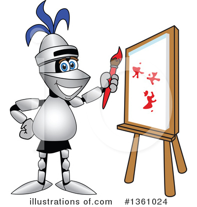 Royalty-Free (RF) Lancer Clipart Illustration by Mascot Junction - Stock Sample #1361024