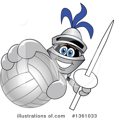 Royalty-Free (RF) Lancer Clipart Illustration by Mascot Junction - Stock Sample #1361033