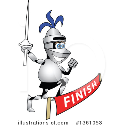Royalty-Free (RF) Lancer Clipart Illustration by Mascot Junction - Stock Sample #1361053