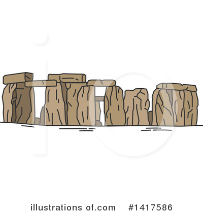 Stonehenge Clipart #1417586 by Vector Tradition SM