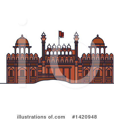 Fortress Clipart #1420948 by Vector Tradition SM
