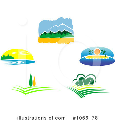 Royalty-Free (RF) Landscape Clipart Illustration by Vector Tradition SM - Stock Sample #1066178