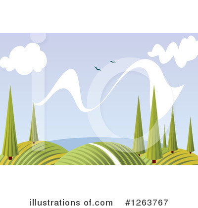 Royalty-Free (RF) Landscape Clipart Illustration by Vector Tradition SM - Stock Sample #1263767