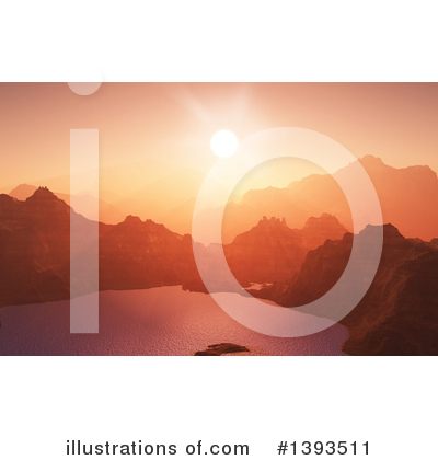 Royalty-Free (RF) Landscape Clipart Illustration by KJ Pargeter - Stock Sample #1393511