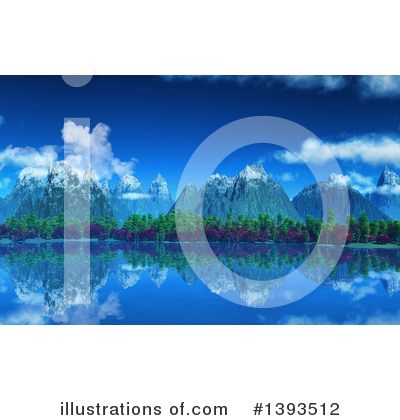 Royalty-Free (RF) Landscape Clipart Illustration by KJ Pargeter - Stock Sample #1393512