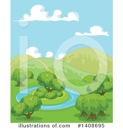 Royalty-Free (RF) Landscape Clipart Illustration by Pushkin - Stock Sample #1408695