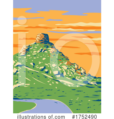 Royalty-Free (RF) Landscape Clipart Illustration by patrimonio - Stock Sample #1752490