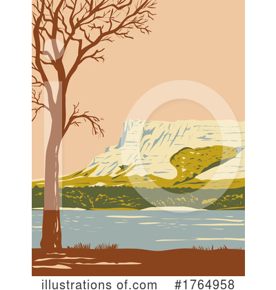 Royalty-Free (RF) Landscape Clipart Illustration by patrimonio - Stock Sample #1764958