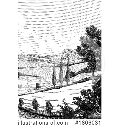 Royalty-Free (RF) Landscape Clipart Illustration by AtStockIllustration - Stock Sample #1806031