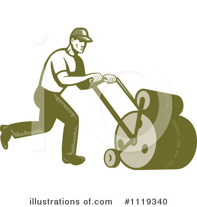 Mowing Clipart #1119340 by patrimonio