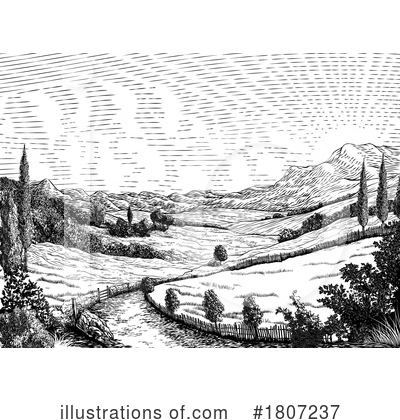 Royalty-Free (RF) Landsscape Clipart Illustration by AtStockIllustration - Stock Sample #1807237
