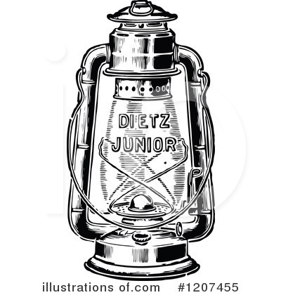 Royalty-Free (RF) Lantern Clipart Illustration by Prawny Vintage - Stock Sample #1207455
