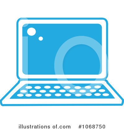 Royalty-Free (RF) Laptop Clipart Illustration by Rosie Piter - Stock Sample #1068750