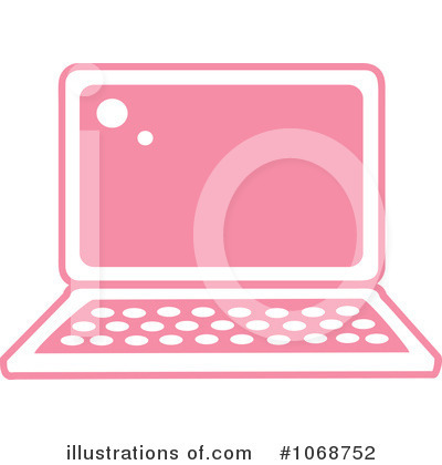 Royalty-Free (RF) Laptop Clipart Illustration by Rosie Piter - Stock Sample #1068752