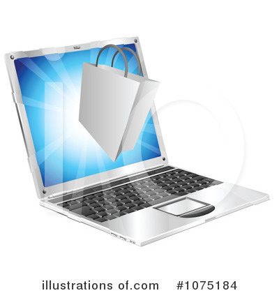 Royalty-Free (RF) Laptop Clipart Illustration by AtStockIllustration - Stock Sample #1075184
