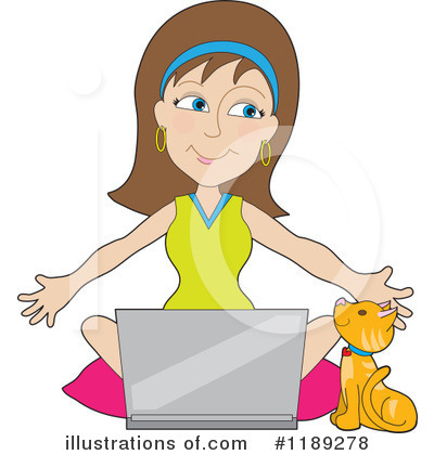 Laptop Clipart #1189278 by Maria Bell
