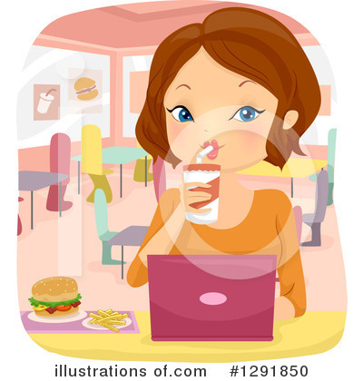 Lunch Clipart #1291850 by BNP Design Studio