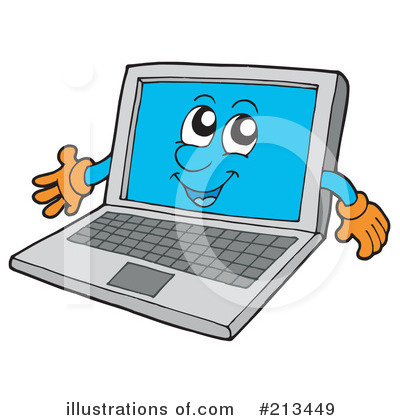 Laptop Clipart #213449 by visekart