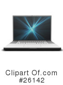 Laptop Clipart #26142 by KJ Pargeter