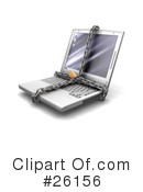 Laptop Clipart #26156 by KJ Pargeter