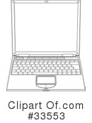 Laptop Clipart #33553 by AtStockIllustration