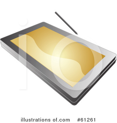 Royalty-Free (RF) Laptop Clipart Illustration by Kheng Guan Toh - Stock Sample #61261
