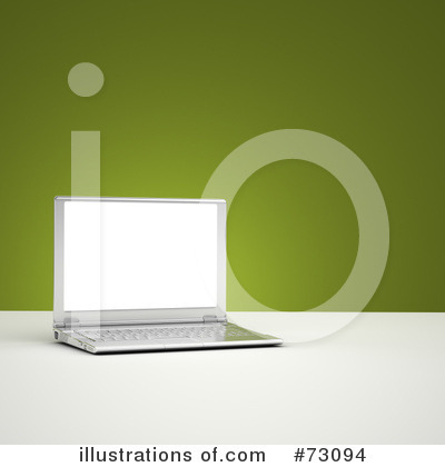 Royalty-Free (RF) Laptop Clipart Illustration by stockillustrations - Stock Sample #73094