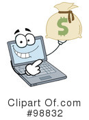Laptop Clipart #98832 by Hit Toon
