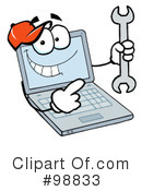 Laptop Clipart #98833 by Hit Toon