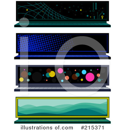 Web Site Banners Clipart #215371 by BNP Design Studio
