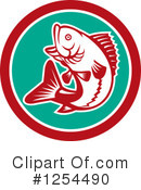 Largemouth Bass Clipart #1254490 by patrimonio