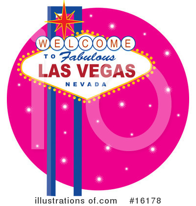 Royalty-Free (RF) Las Vegas Clipart Illustration by Maria Bell - Stock Sample #16178