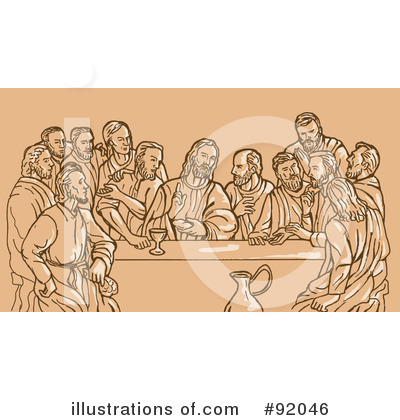 Royalty-Free (RF) Last Super Clipart Illustration by patrimonio - Stock Sample #92046