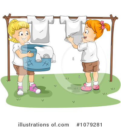 Royalty-Free (RF) Laundry Clipart Illustration by BNP Design Studio - Stock Sample #1079281