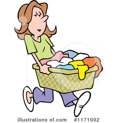 Laundry Clipart #1171002 by Johnny Sajem