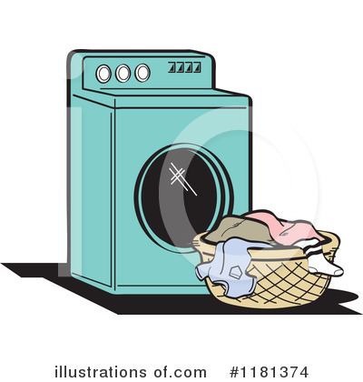 Royalty-Free (RF) Laundry Clipart Illustration by Andy Nortnik - Stock Sample #1181374
