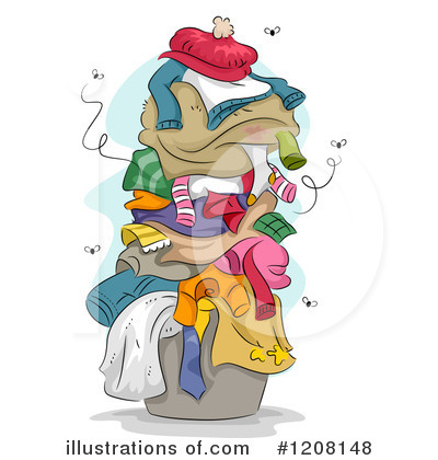 Royalty-Free (RF) Laundry Clipart Illustration by BNP Design Studio - Stock Sample #1208148