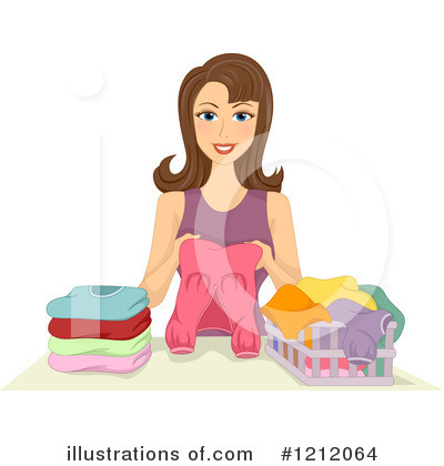 Royalty-Free (RF) Laundry Clipart Illustration by BNP Design Studio - Stock Sample #1212064