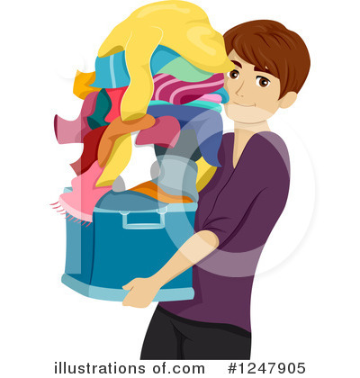 Royalty-Free (RF) Laundry Clipart Illustration by BNP Design Studio - Stock Sample #1247905