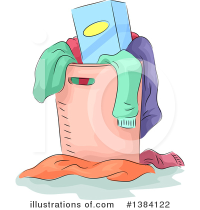 Royalty-Free (RF) Laundry Clipart Illustration by BNP Design Studio - Stock Sample #1384122