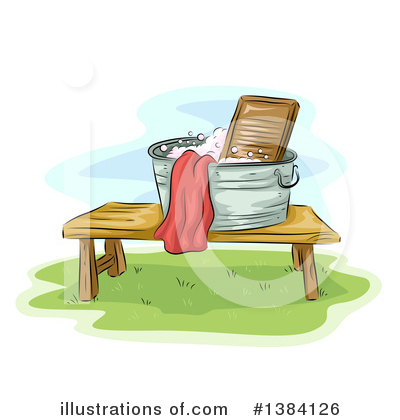 Royalty-Free (RF) Laundry Clipart Illustration by BNP Design Studio - Stock Sample #1384126
