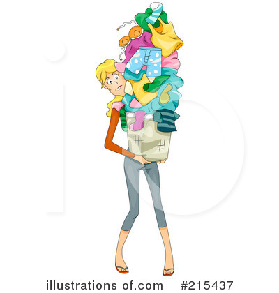 Royalty-Free (RF) Laundry Clipart Illustration by BNP Design Studio - Stock Sample #215437