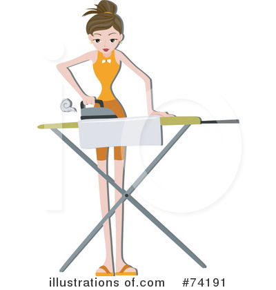 Ironing Board Clipart #74191 by BNP Design Studio