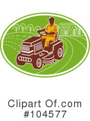 Lawn Mower Clipart #104577 by patrimonio