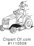 Lawn Mower Clipart #1110508 by Dennis Holmes Designs